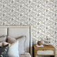 Passiflora Charcoal Fruit and Floral Wallpaper