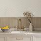 Phlox Khaki Floral Stamp Wallpaper