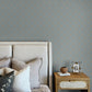 Surdiva Denim Floral Fan Wallpaper