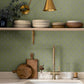 Surdiva Green Floral Fan Wallpaper