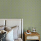 Surdiva Green Floral Fan Wallpaper