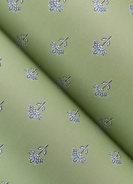 Surdiva Green Floral Fan Wallpaper