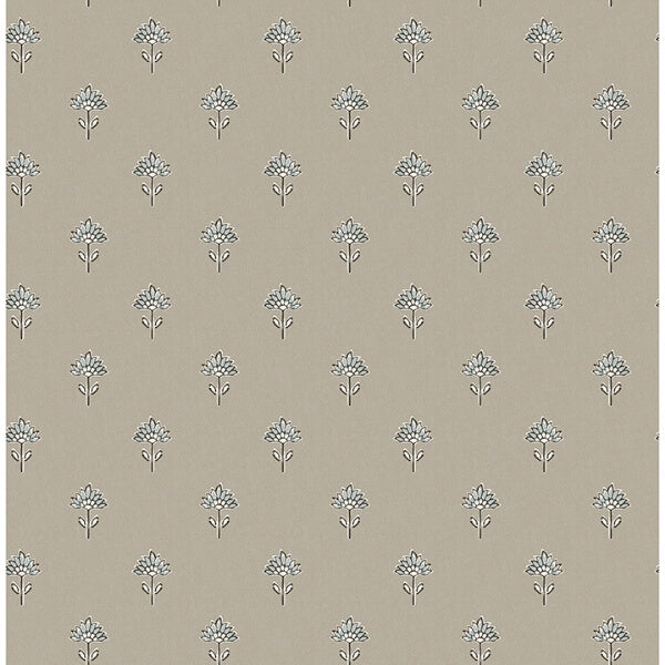 Surdiva Stone Floral Fan Wallpaper