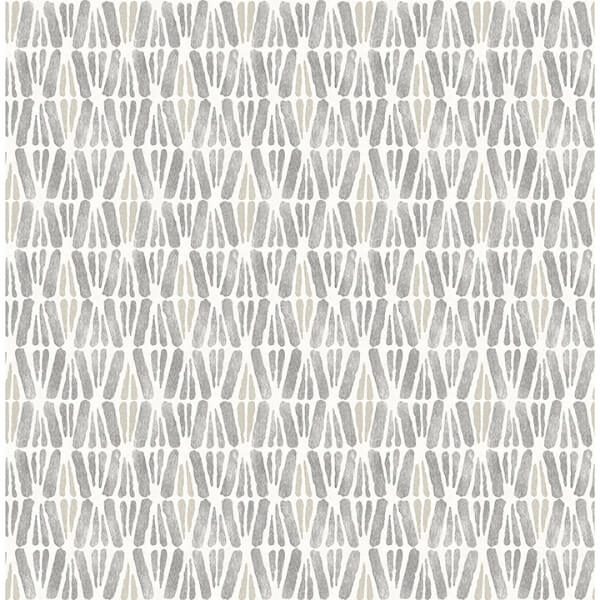 Nabi Charcoal Geometric Wallpaper