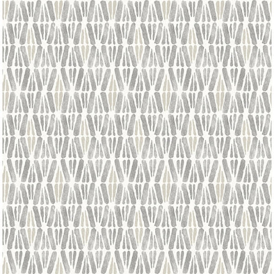 Nabi Charcoal Geometric Wallpaper