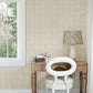 Garland Khaki Block Tulip Wallpaper
