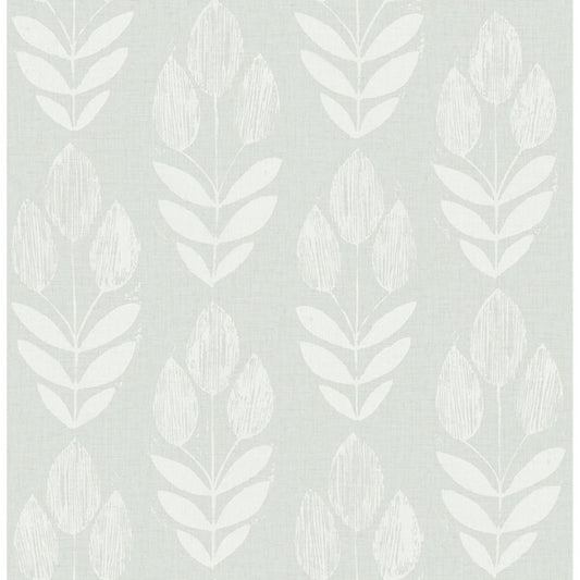 Garland Aqua Block Tulip Wallpaper