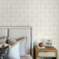 Garland Light Grey Block Tulip Wallpaper