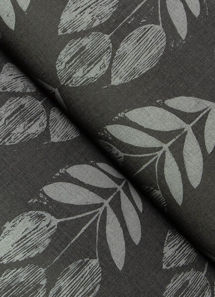 Garland Charcoal Block Tulip Wallpaper