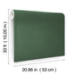 Parget Eklöv Dark Green Textured Wallpaper