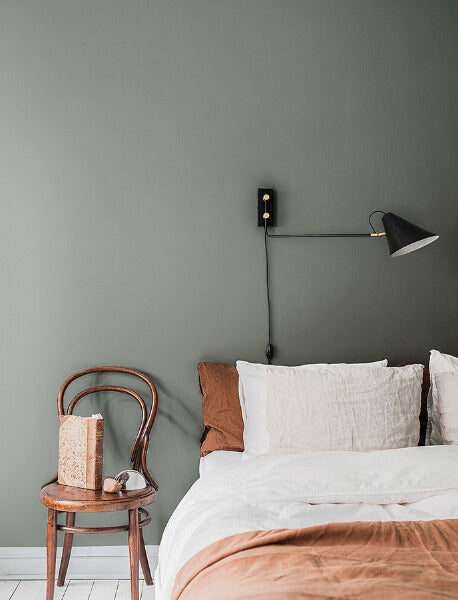 Parget Avokado Green Textured Wallpaper