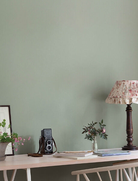 Parget Vår Light Green Textured Wallpaper