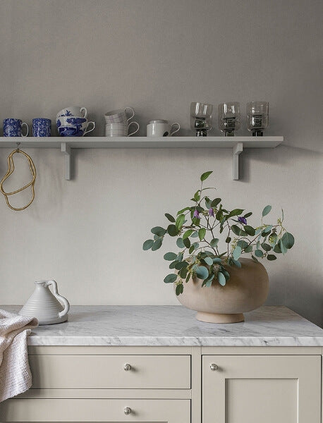 Parget Vide Dove Textured Wallpaper