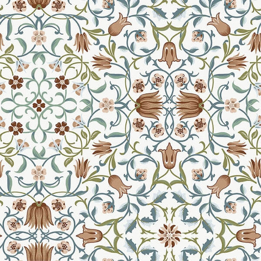 No 1 Holland Park Red Floral Wallpaper