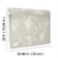 Granville White Leafy Vine Wallpaper