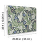 Granville Green Leafy Vine Wallpaper
