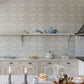 African Marigold White Floral Wallpaper