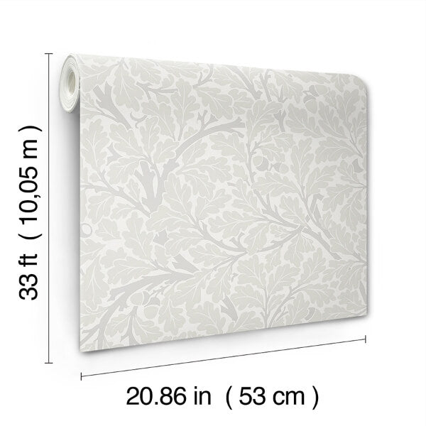 Oak Tree Dove Leaf Wallpaper