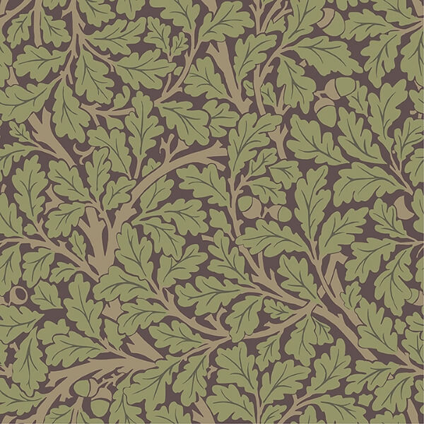 Oak Tree Plum Leaf Wallpaper