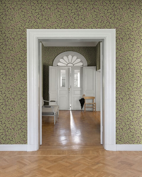 Oak Tree Plum Leaf Wallpaper