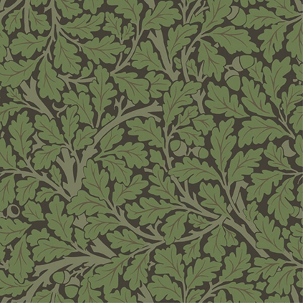 Oak Tree Black Leaf Wallpaper