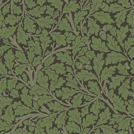 Oak Tree Black Leaf Wallpaper