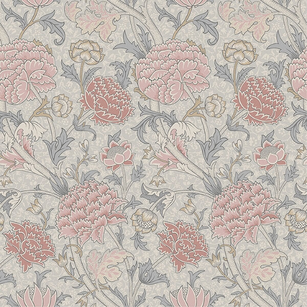 Cray Pink Floral Trail Wallpaper