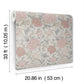 Cray Pink Floral Trail Wallpaper