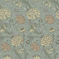 Cray Light Blue Floral Trail Wallpaper