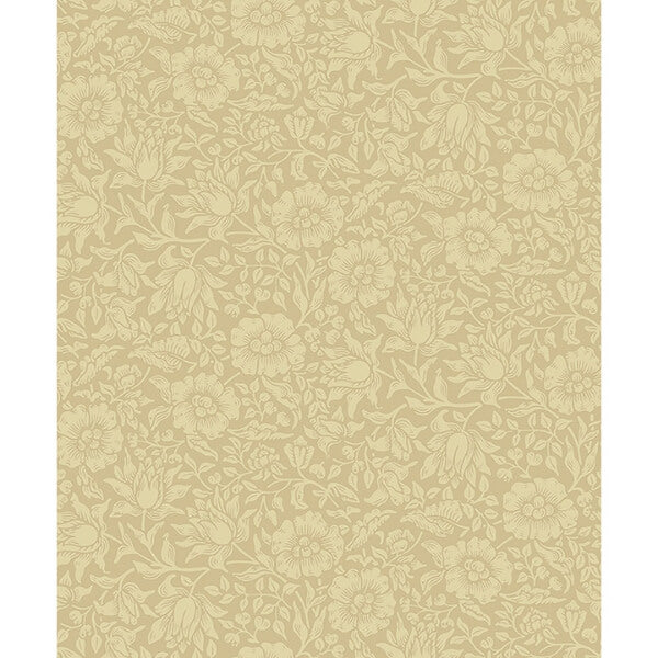 Mallow Butter Floral Vine Wallpaper