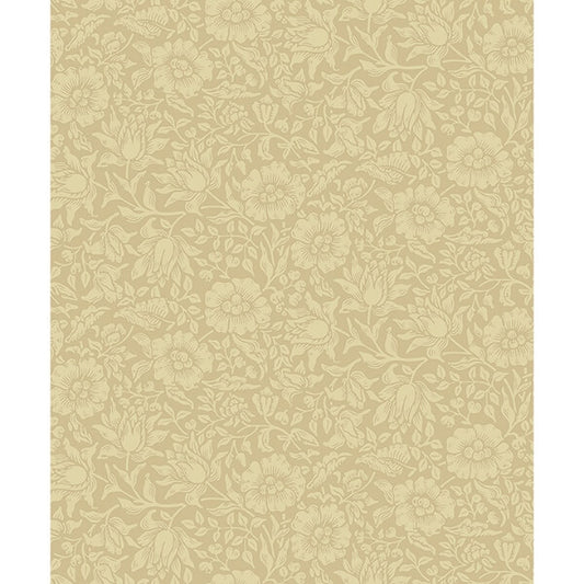 Mallow Butter Floral Vine Wallpaper