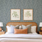 Gabriel Teal Fern Wallpaper