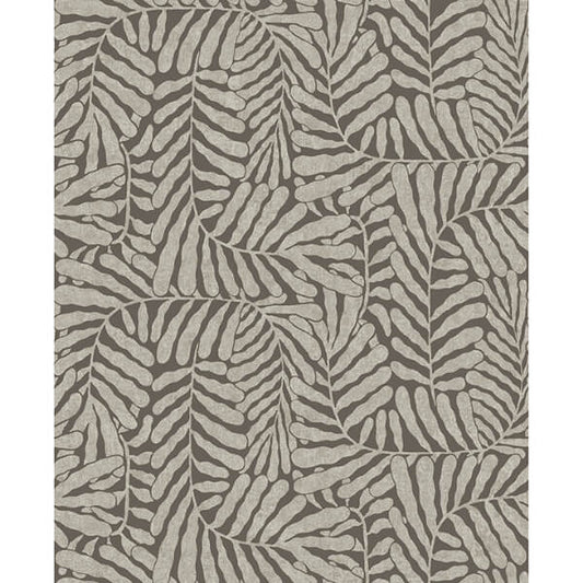 Gabriel Espresso Fern Wallpaper