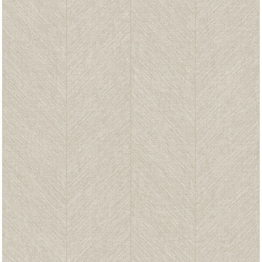 Kallam Beige Chevron Wallpaper