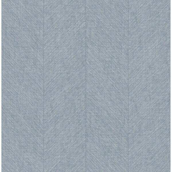 Kallam Light Blue Chevron Wallpaper