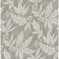 Anita Pewter Woodland Floral Wallpaper