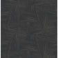 Reid Black Woven Geometric Wallpaper