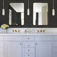 Reid Black Woven Geometric Wallpaper