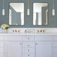 Reid Sky Blue Woven Geometric Wallpaper