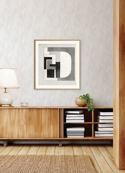 Bryant Silver Crosshatch Wallpaper
