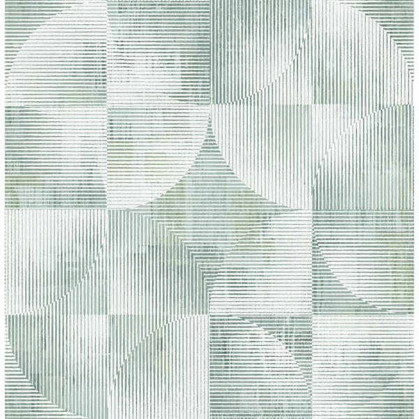 Woodbine Sage Abstract Geometric Wallpaper