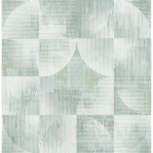 Woodbine Sage Abstract Geometric Wallpaper