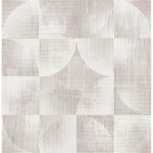 Woodbine Rose Abstract Geometric Wallpaper