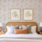 Woodbine Rose Abstract Geometric Wallpaper