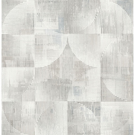Woodbine Neutral Abstract Geometric Wallpaper
