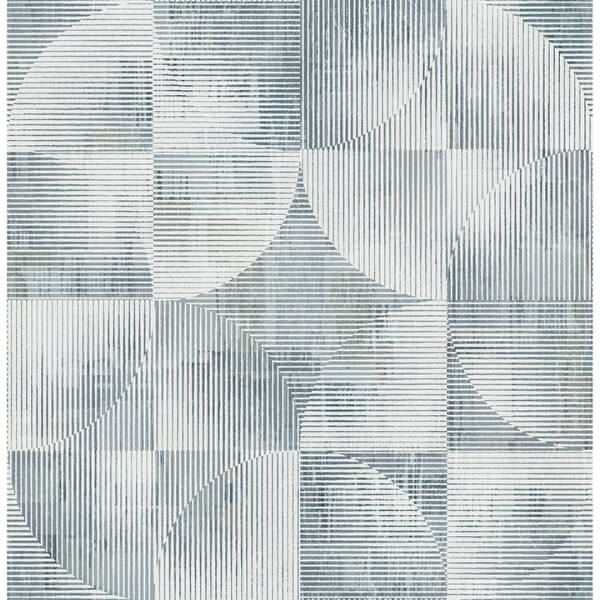 Woodbine Slate Abstract Geometric Wallpaper