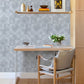 Woodbine Slate Abstract Geometric Wallpaper