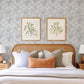 Woodbine Slate Abstract Geometric Wallpaper