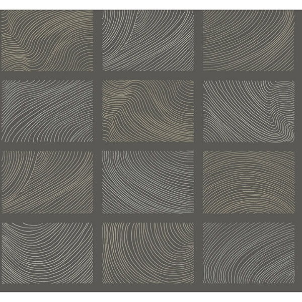 Bronson Slate Topography Wallpaper