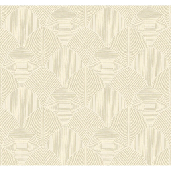 Meyberg Khaki Geometric Wallpaper